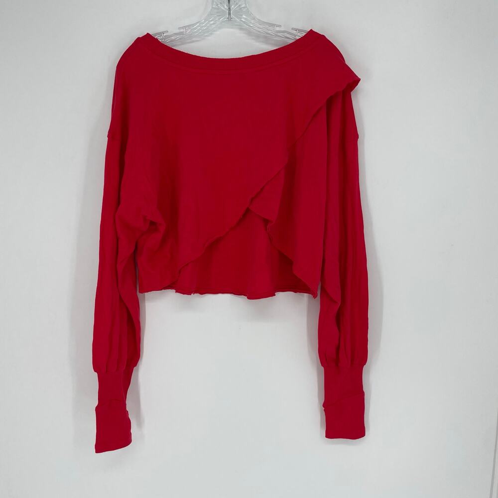 Joy Lab Boxy Fit Long Sleeve Tee Size Medium - Picture 7 of 8